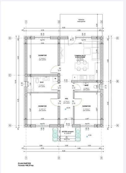 Casă cu 4 camere cu Teren 276 Mp în Lăpuș Argeș