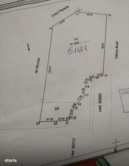 Teren de 1140 mp, în Aușeu