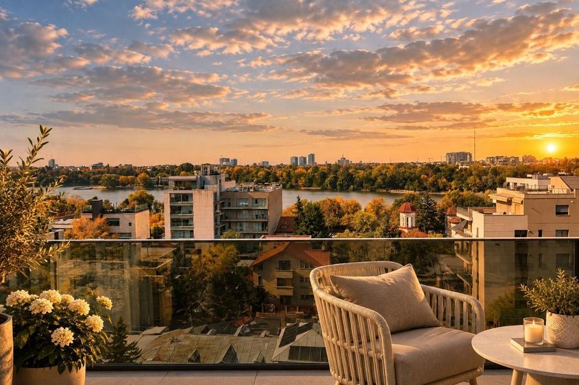 Apartament cu 4 camere semidecomandat, mobilat în Floreasca