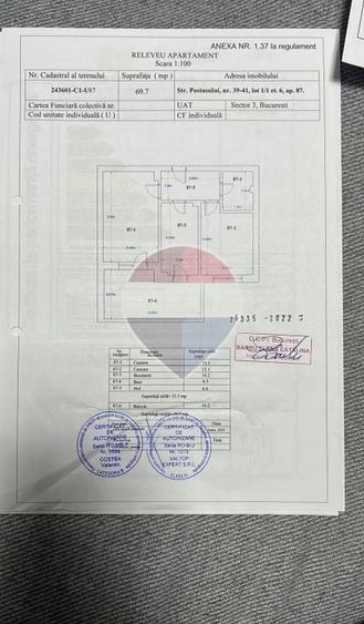 Apartament cu 2 camere decomandat, mobilat în Titan