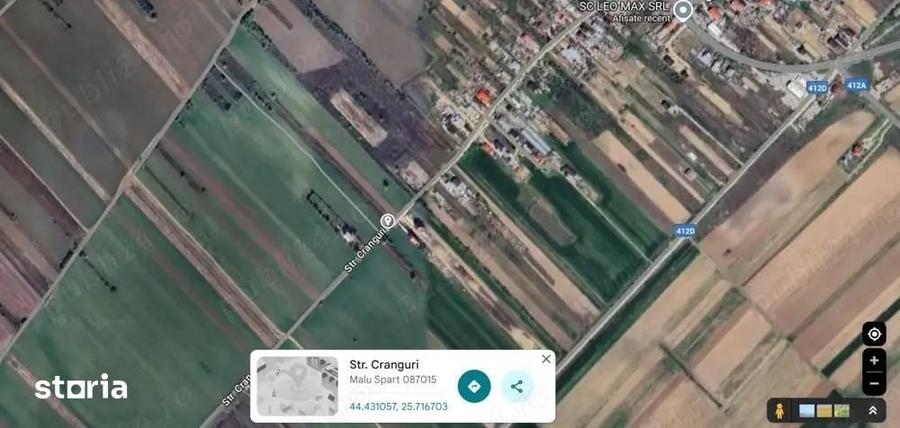 Teren intravilan de vanzare Malu Spart,Utilitati in apropiere gaz,apa - 2