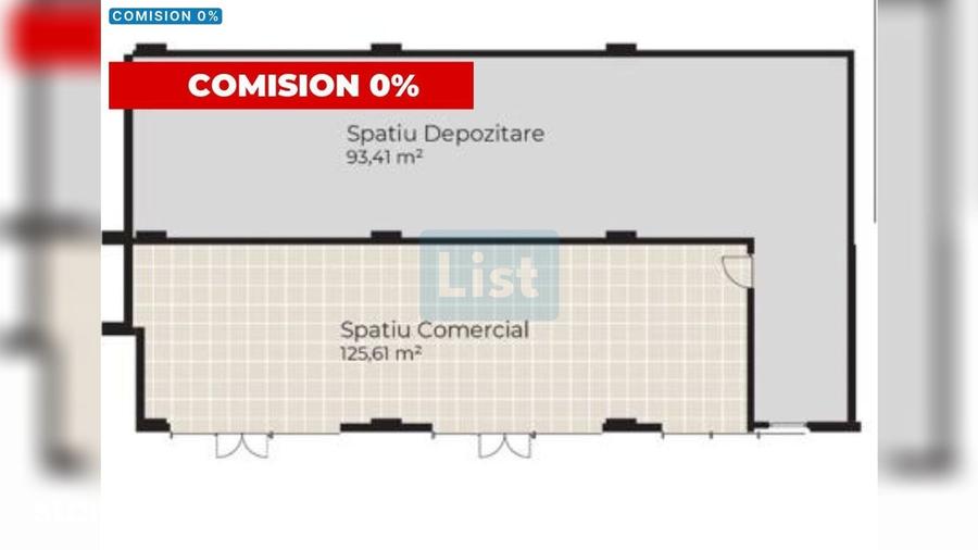 Spațiu comercial, de 219.02 mp, în Sopor