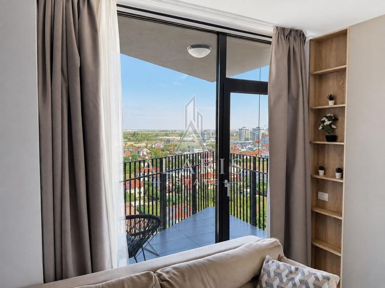 Apartament cu 2 camere semidecomandat, mobilat în Torontalului
