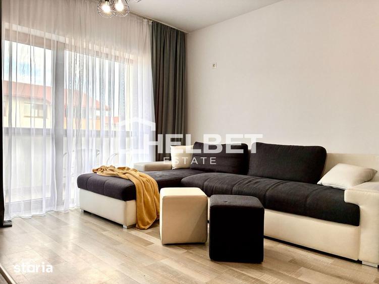 Apartament cu 2 camere, mobilat în Sânpetru