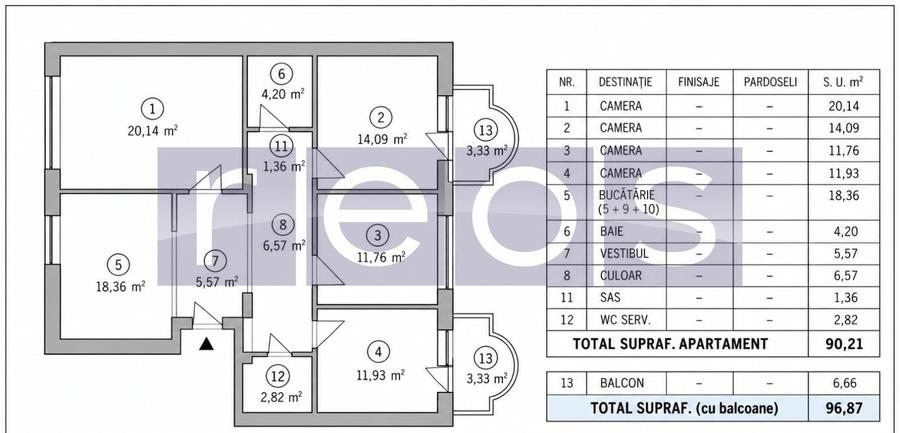 Apartament cu 4 camere decomandat, mobilat în Dristor