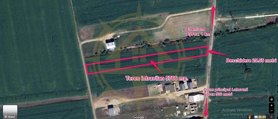 Teren Construcții intravilan de 5766 mp, în Balotești