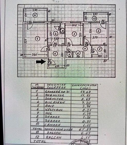Apartament cu 3 camere decomandat, mobilat în Giurgiului