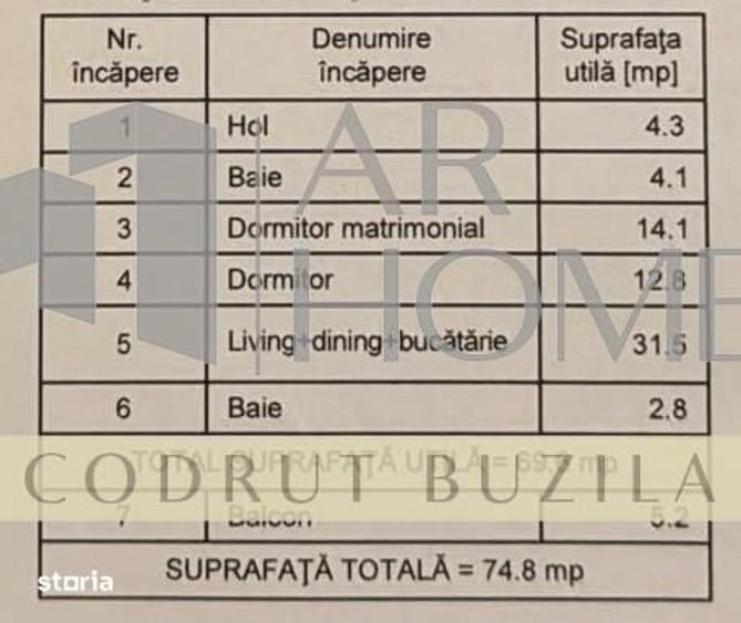 Apartament cu 3 camere în Xenia