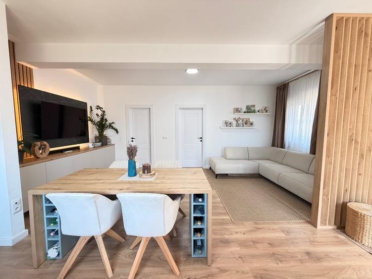 Apartament cu 2 camere decomandat, mobilat în Sânpetru