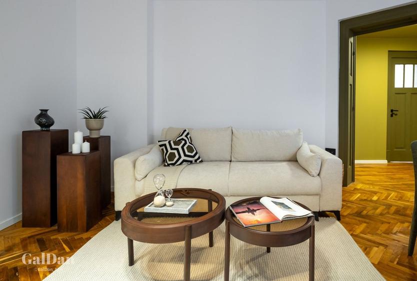 Apartament cu 3 camere decomandat, mobilat în Cișmigiu