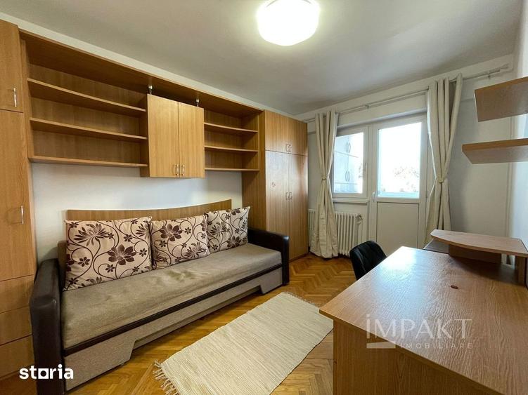 Apartament cu 3 camere decomandat, mobilat în Plopilor