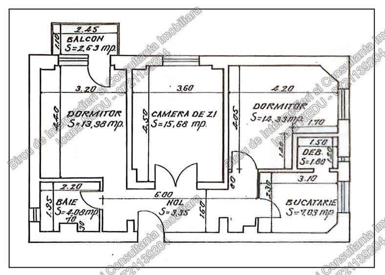 🙋Faleza NORD🔸3 Camere 70m² Mobilat Utilat LUX Centrala Renovat - 13
