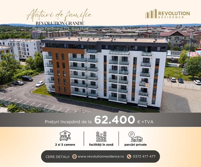 Apartament cu 2 camere decomandat în Hotvon