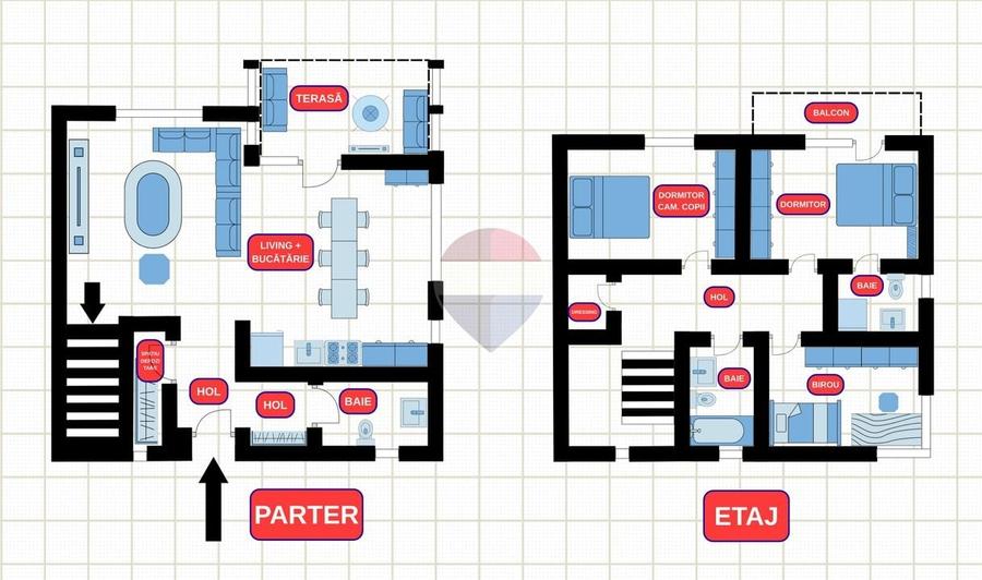 Duplex cu 4 camere cu Teren 223 Mp în Someșeni