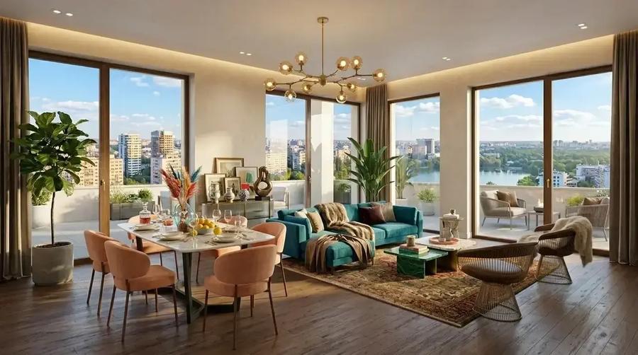 Apartament cu 4 camere decomandat în Floreasca