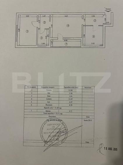 Apartament cu 2 camere semidecomandat, mobilat în Tătărași