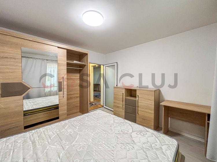 Apartament cu 3 camere decomandat, mobilat în Între Lacuri