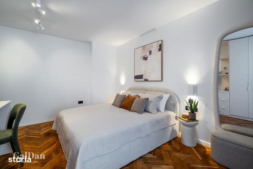 Apartament cu 3 camere, mobilat în Cișmigiu