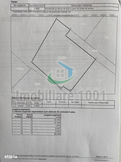 Teren de 801 mp, în Valea Borcutului