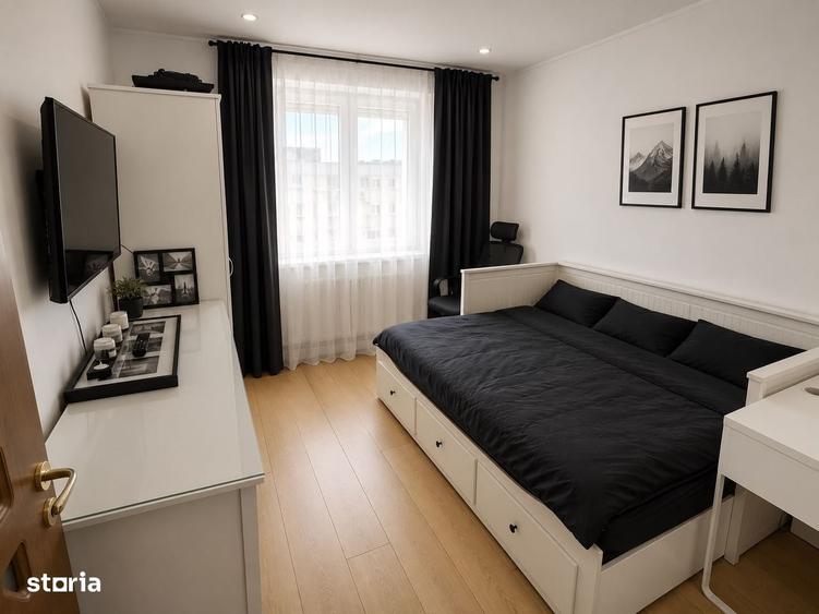 Apartament cu 4 camere semidecomandat în Berceni