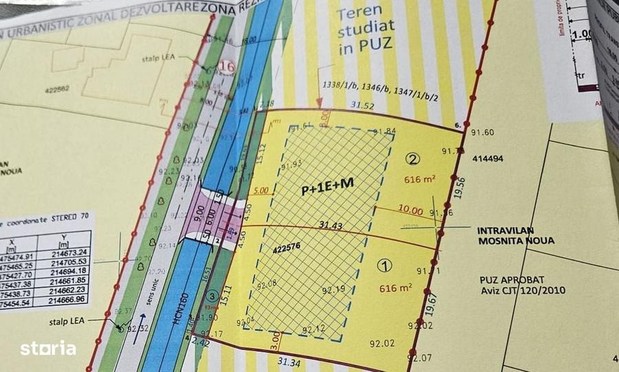 Terenuri Mosnita Noua, Str Campului - 616mp - toate utilitatile - 1