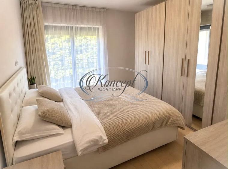 Apartament cu 3 camere semidecomandat, mobilat în Borhanci