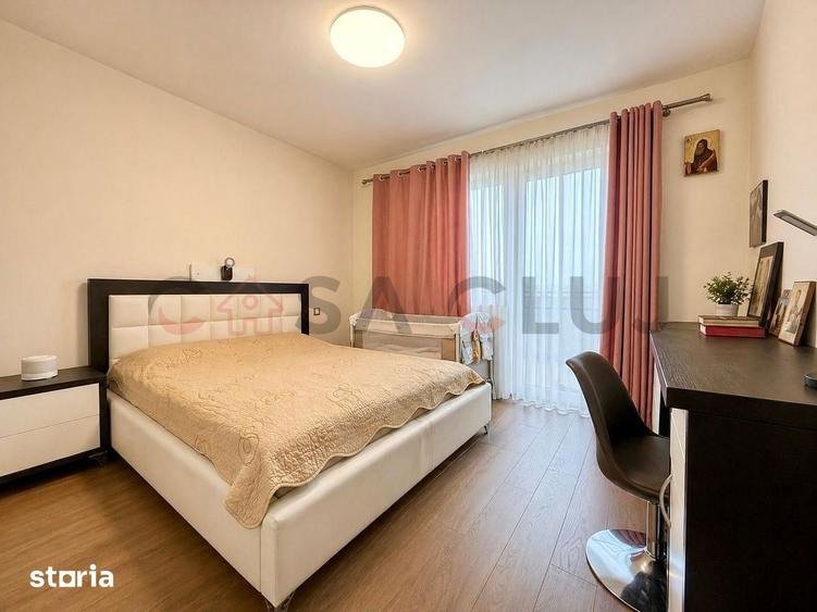Apartament cu 3 camere semidecomandat, mobilat în Între Lacuri