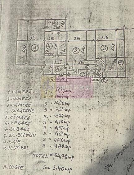 Apartament 3 camere construit 1986 Preț Foarte Bun Colentina- M.Bacilă - 16