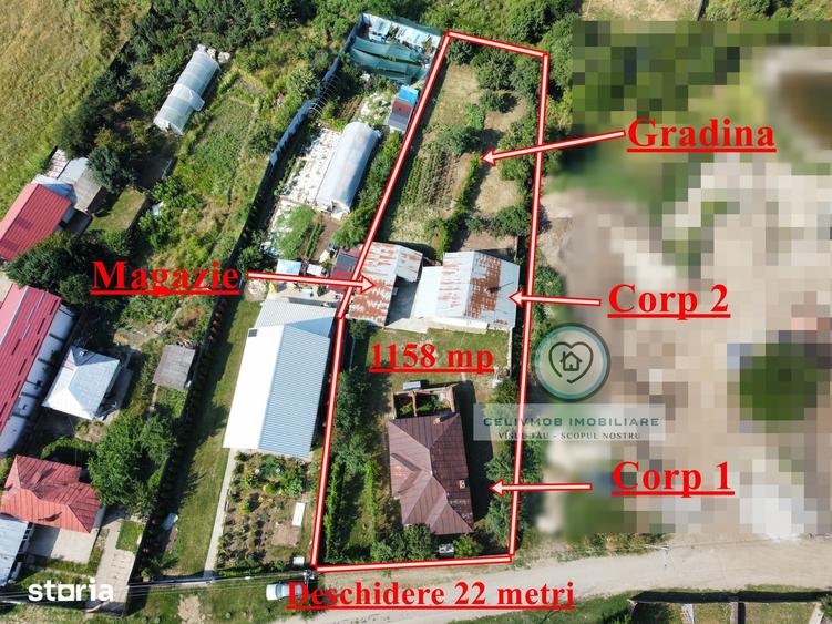 Casă cu 5 camere cu Teren 1158 Mp în Ariceștii Rahtivani