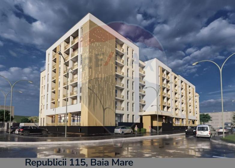 Apartament cu 2 camere decomandat în Republicii