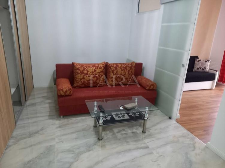 Apartament cu 2 camere semidecomandat, mobilat în Florești