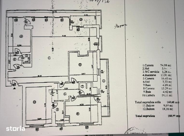 Apartament cu 4 camere în Primăverii