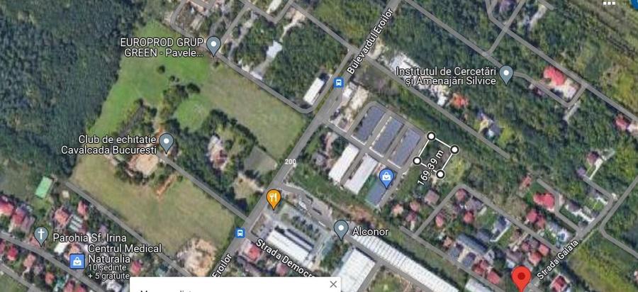 Teren Construcții intravilan de 523 mp, în Est