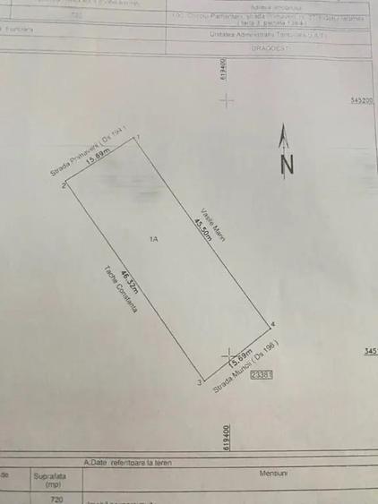 Teren de 720 mp, în Chiroiu-Pământeni