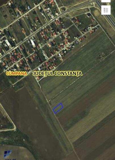 Teren agricol extravilan de 2250 mp, în Cumpăna