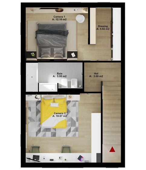Case tip duplex intr-un complex rezidential nou - 20