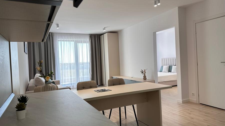 Studio dublu, 56mp utili cu balcon, Padure Baneasa - 1