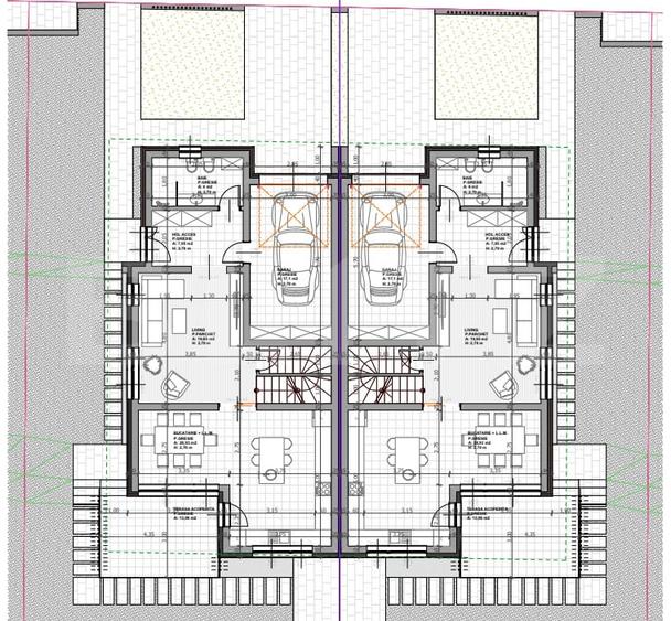 Casa moderna 192 mp, 5 camere, Living, Bucatarie, ansamblu premium - 7