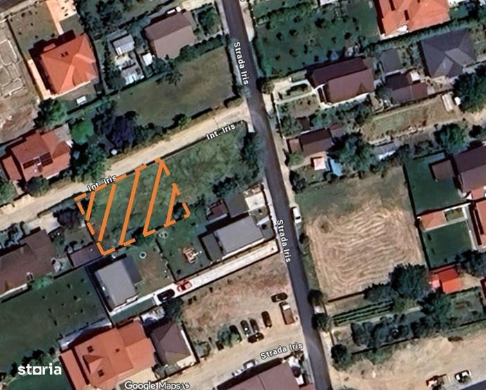Vanzare teren 463mp, str Iris , Balotesti, strada asfaltata - 1