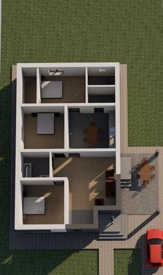 Casa individuala, 4 camere, 105 utili, 580 teren, Sanmihaiu Roman - 1