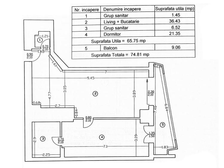Apartament cu 2 camere complet mobilat și utilat, în zona Barbu Văcărescu - 14