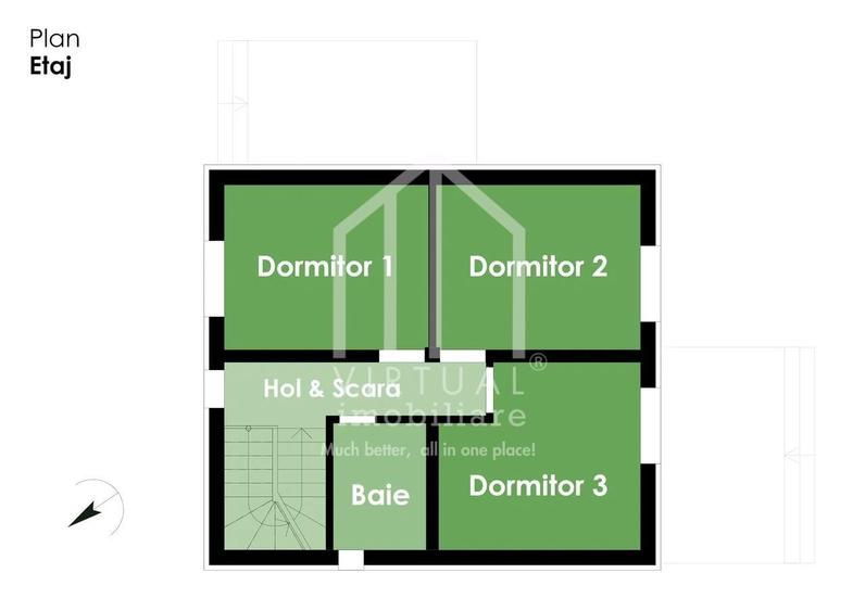 Casa individuala cu 4 camere, 415mp teren,la cheie, Cristian - 5
