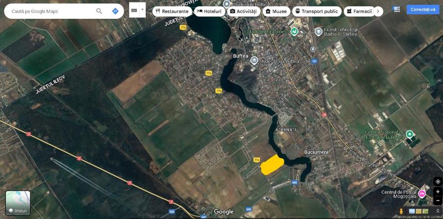 Teren pentru proiect de case in Buftea, cu deschidere la lacul Buciumeni - 10