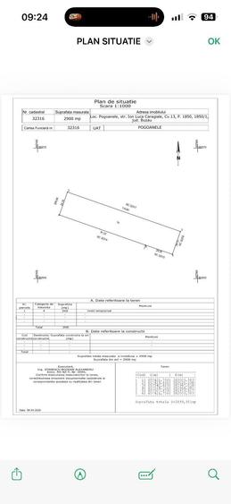 Teren 2900mp /// Deschidere 24ml/// Zona in dezvoltare cu potential - 1