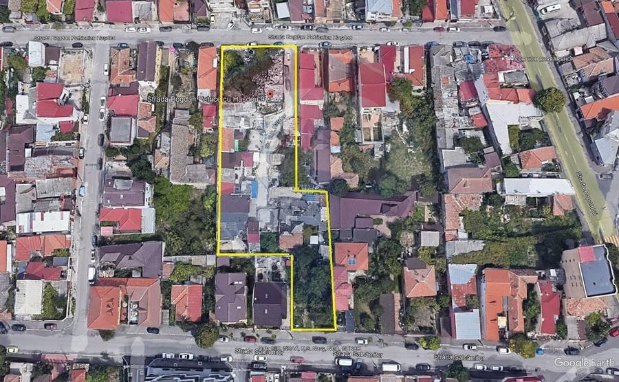 Teren de vanzare 2,818mp Constanta Strada B. P. Hasdeu si Salcamilor - 1