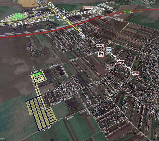 Vand teren intravilan 2 loturi a cate 250m - com Berceni, Str. Sf Ana - 7
