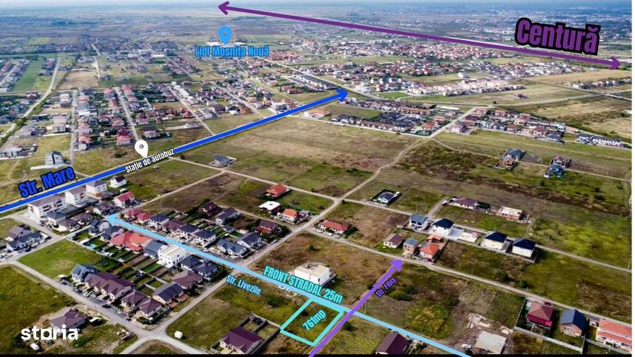 Parcela de vanzare - Str. Livezile (Mosnita Veche) colt cu Str. Fibis - 4