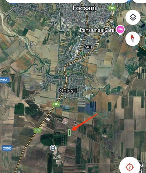 Teren 6500 m - Extravilan - Zona Premium Porc - 7 km de Focsani - 1