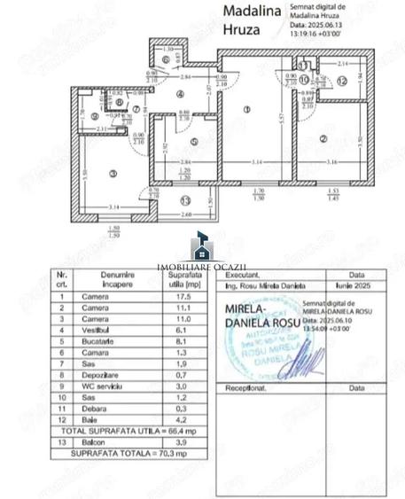 Vanzare Apartament 3 Camere Semidecomandat Piata Sudului-Anton Bacalbasa - 1
