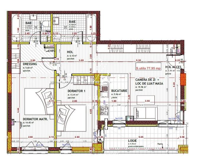 Apartament 2 camere, complex rezidential nou LIFT, parcare, garaj, Tin - 7